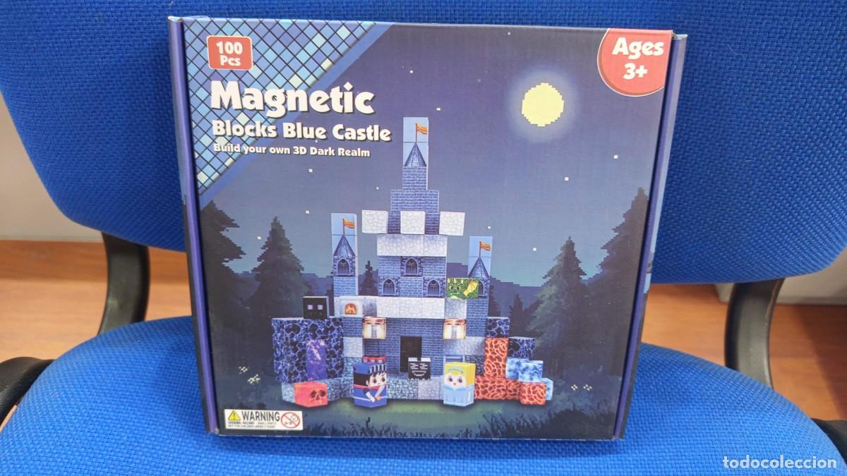 Nuevo: Bloques Magn&eacute;ticos Castillo Montessori ZH-007 100 Piezas Nuevo