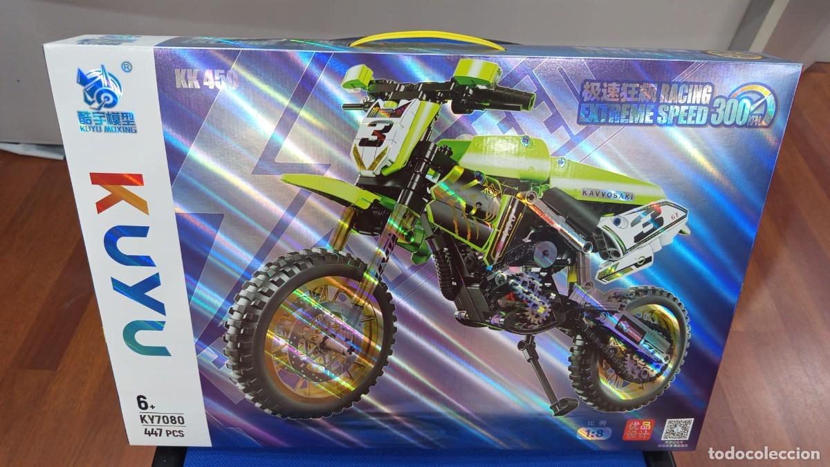 Nuevo: Maqueta Puzzle Moto Racing KY7080 447 Piezas Nueva