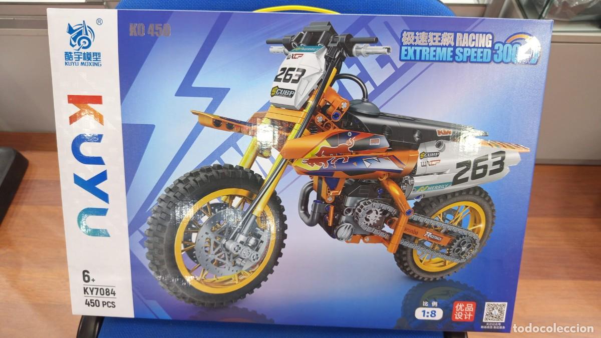 Nuevo: Maqueta Puzzle Moto Racing KY7084 450 Piezas Nueva