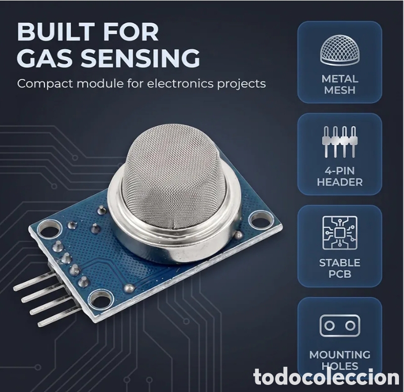 Nuevo: M&oacute;dulo Sensor de Gas Flying-Fish - Foto 5