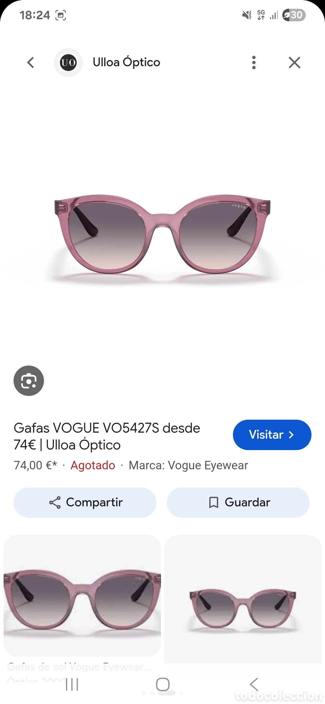 Nuevo: Gafas de sol Vogue VO5195S#25925RS - Foto 5