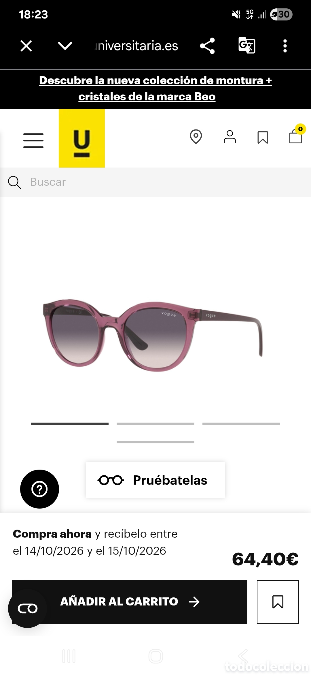 Nuevo: Gafas de sol Vogue VO5195S#25925RS - Foto 8