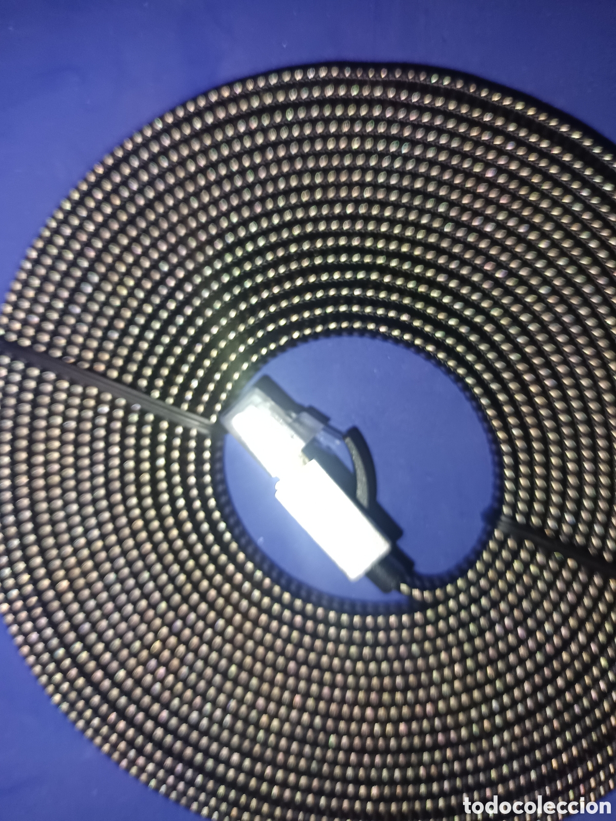 Nuevo: Cable Ethernet Cat 7 Negro/Plateado - Foto 3