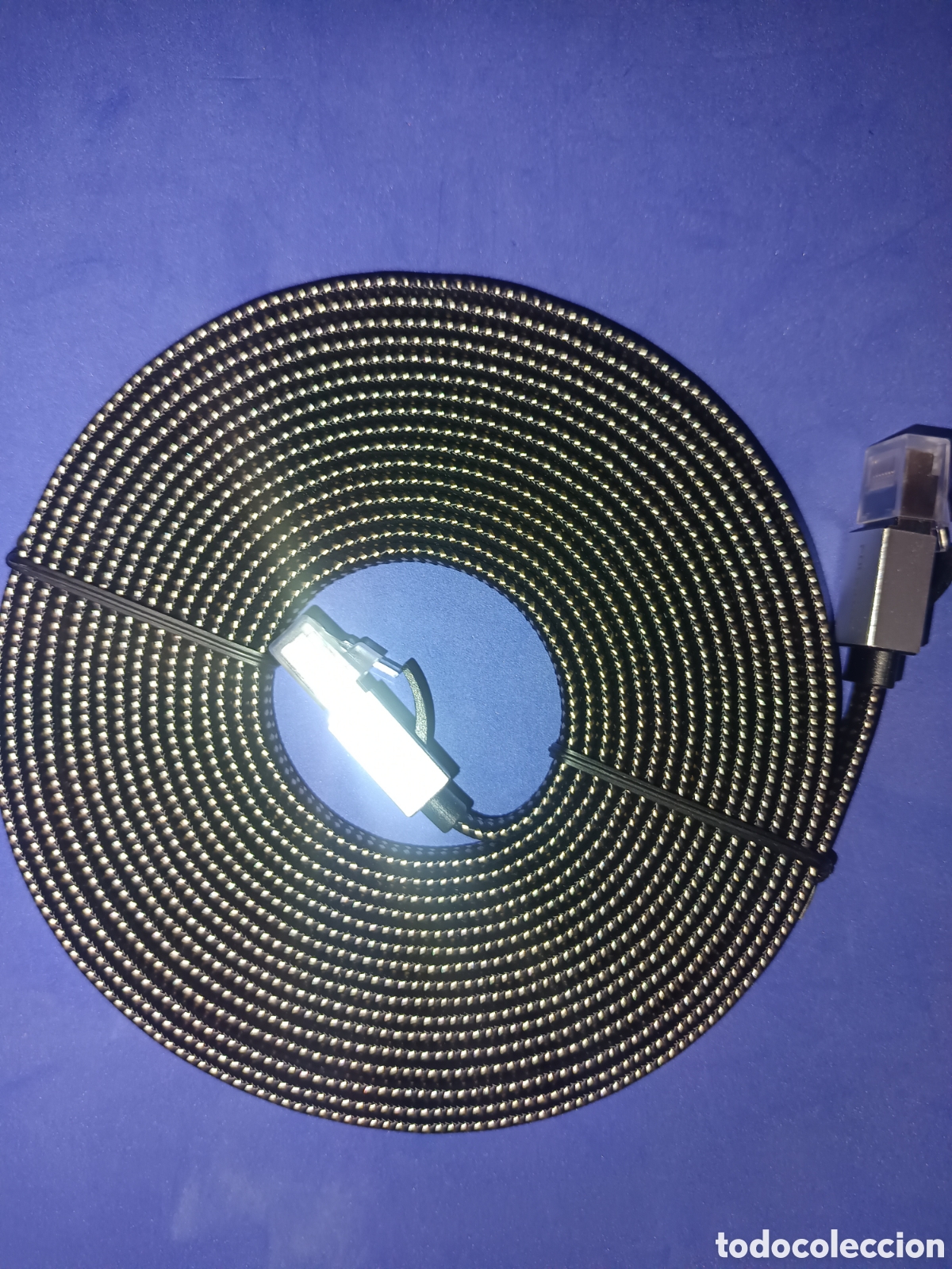 Nuevo: Cable Ethernet Cat 7 Negro/Plateado - Foto 4