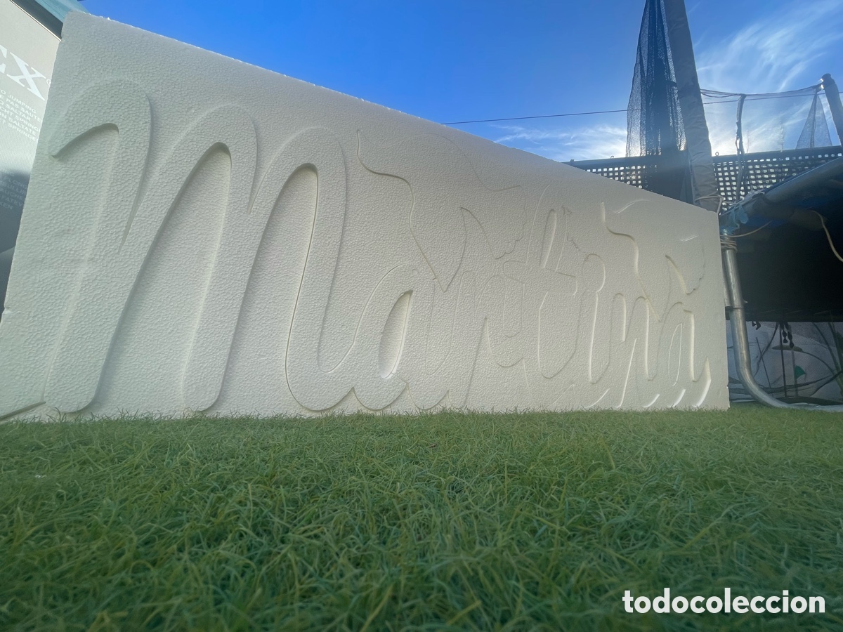 Nuevo: Letras Martina de corcho para comuni&oacute;n con 2 palomas - Foto 3