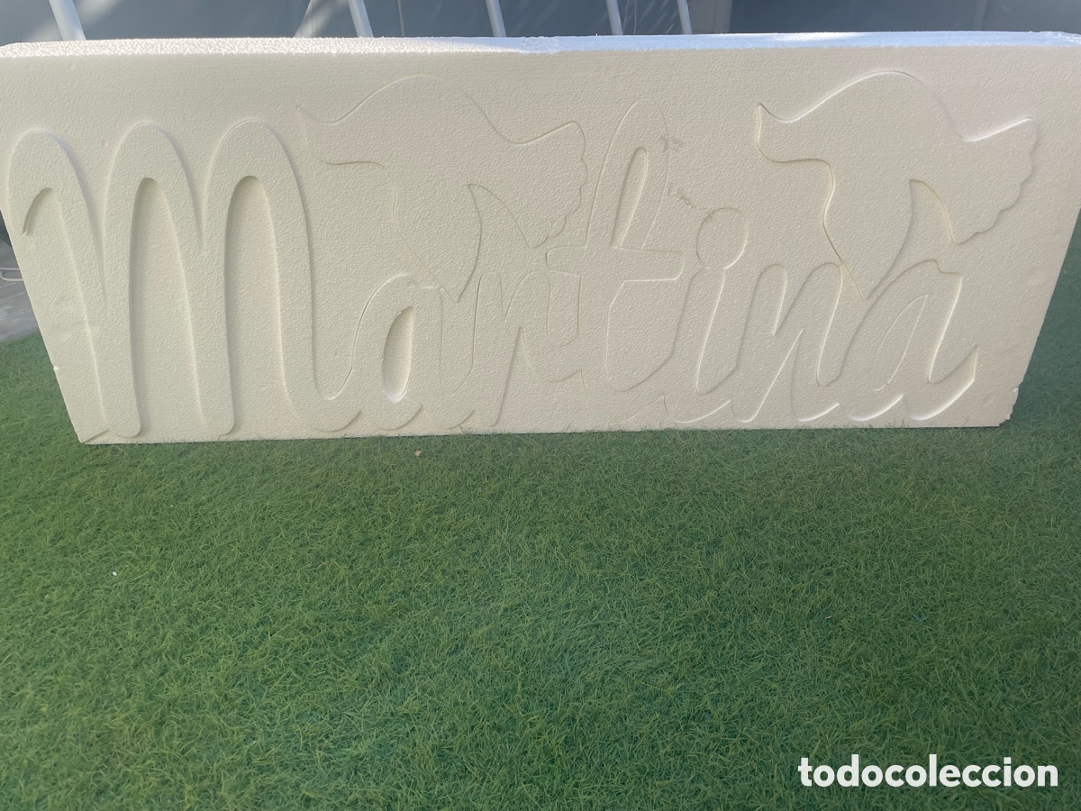 Nuevo: Letras Martina de corcho para comuni&oacute;n con 2 palomas - Foto 7