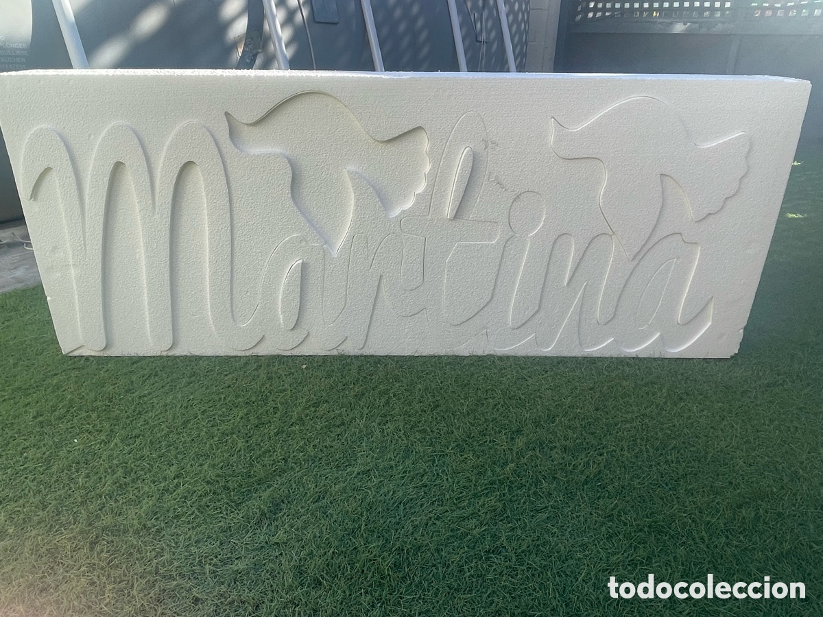 Nuevo: Letras Martina de corcho para comuni&oacute;n con 2 palomas - Foto 8