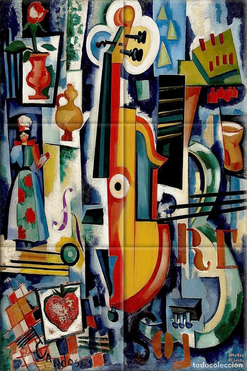Neuf: Amadeo de Souza Cardoso - Parto da Viola - 6 Azulejos