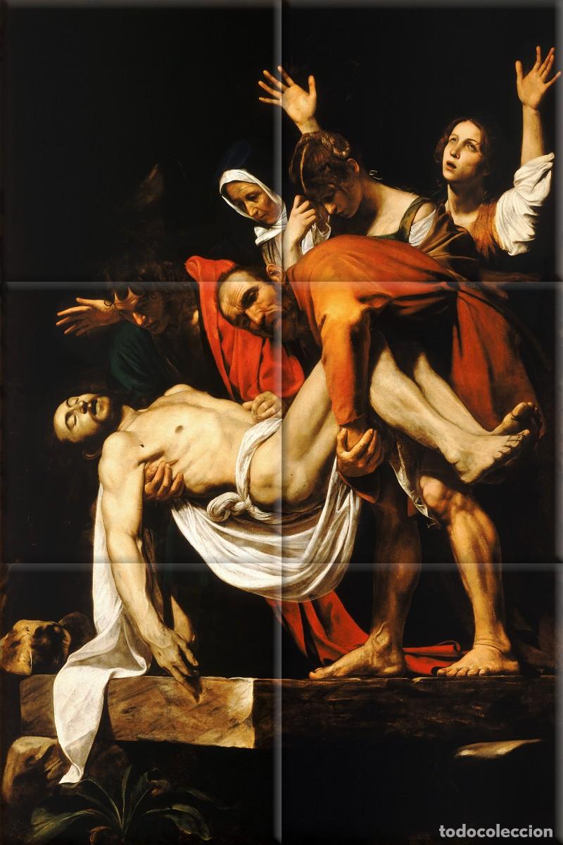 Neu: Caravaggio - The Entombment of Christ - 6 Azulejos
