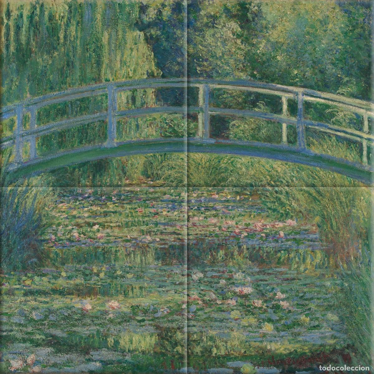 Nuovo: Claude Monet - The Water Lily Pond - 4 Azulejos