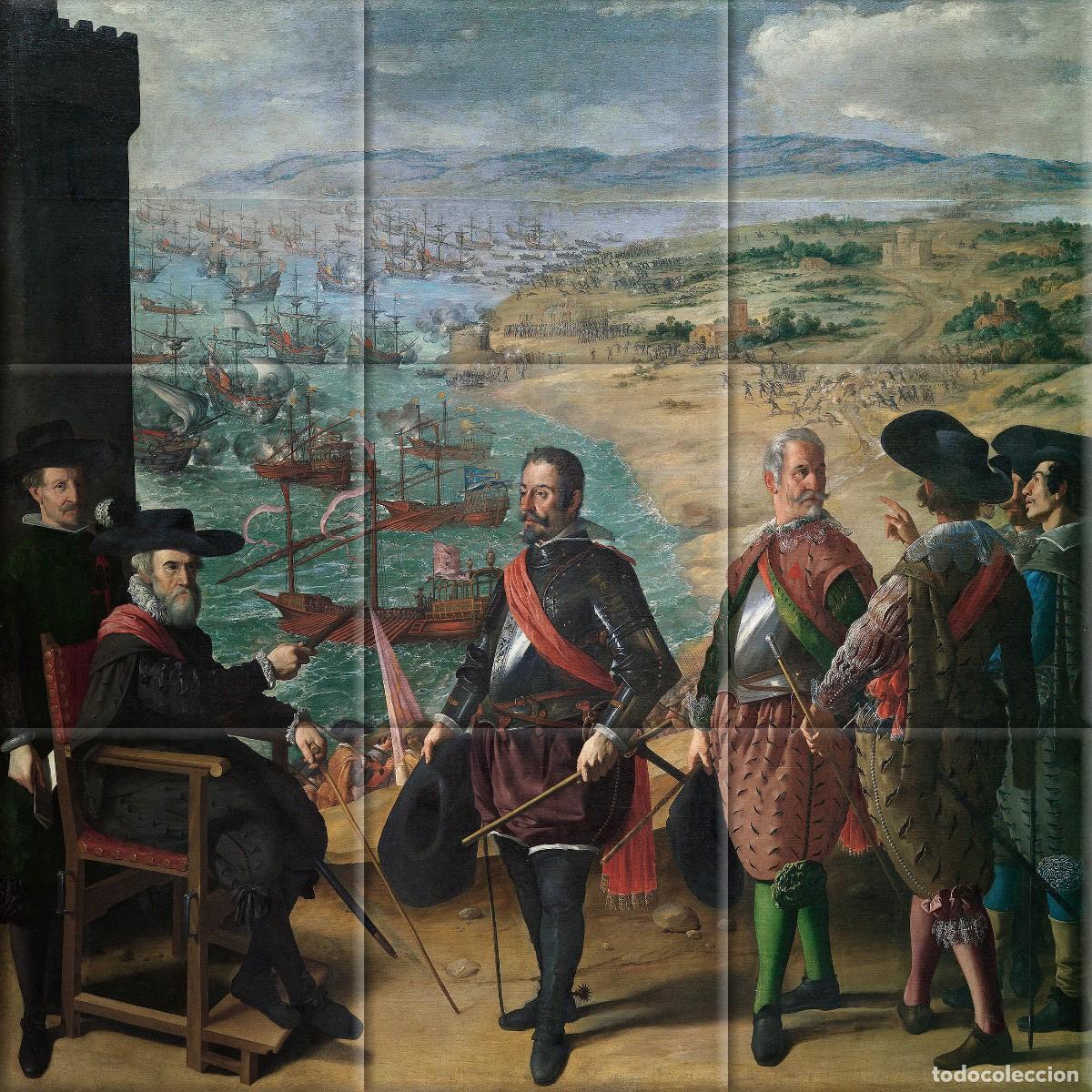 Nuovo: Francisco de Zurbar&aacute;n - The Defence of C&aacute;diz against the English - 9 Azulejos