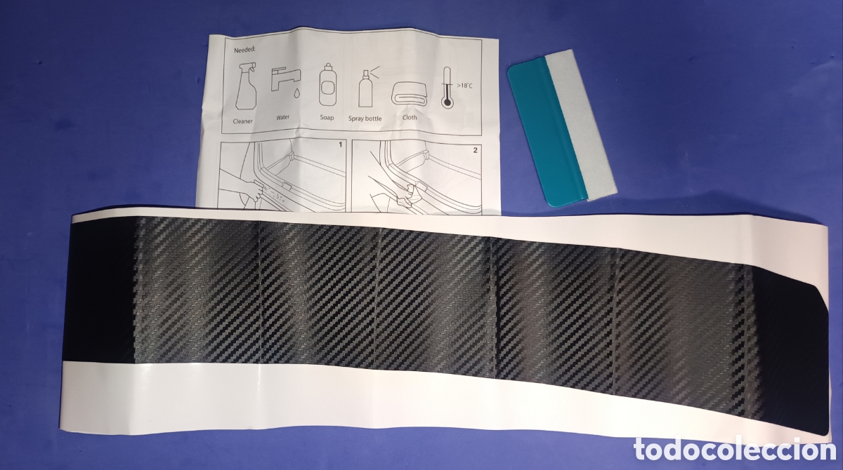 Nuovo: Protector de Parachoques Efecto Carbono