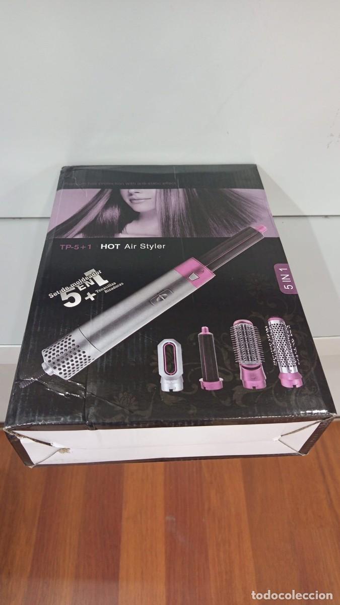 Nuovo: Cepillo Secador Moldeador YX-818 5 en 1 Gris/Rosa Nuevo