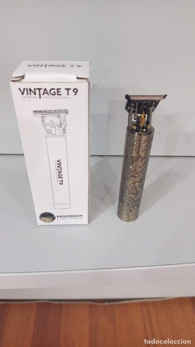 Nuovo: Cortapelos Vintage T9 Recargable USB 5W Barba y Pelo Nuevo
