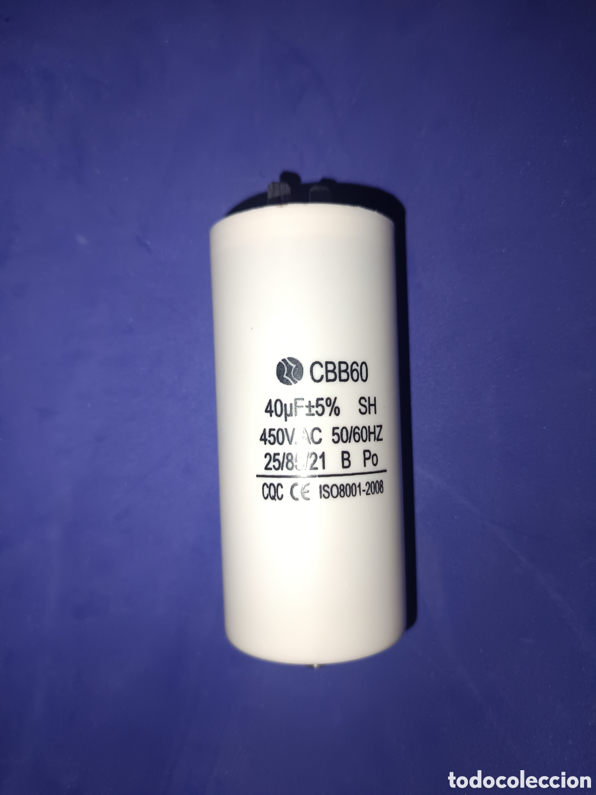 Nuovo: Condensador CBB60 40&micro;F 450V para Lavadora