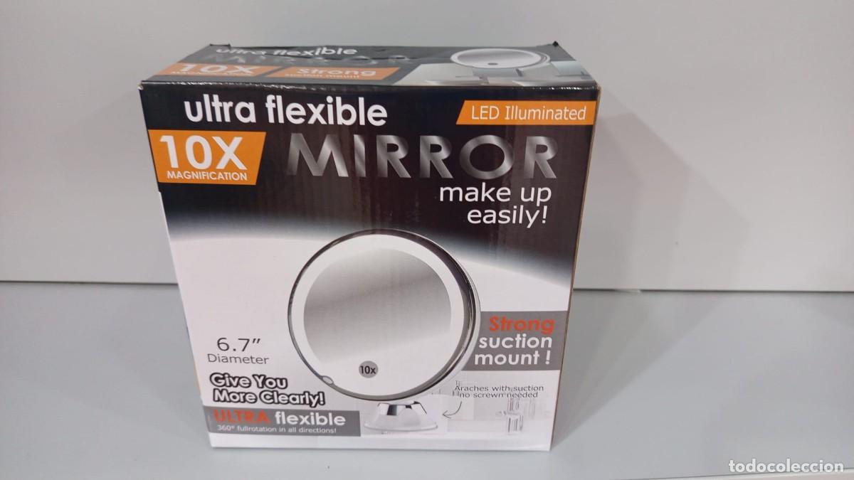 New: Espejo Aumento Navaris CY026 10x con Luz LED y Ventosa Nuevo