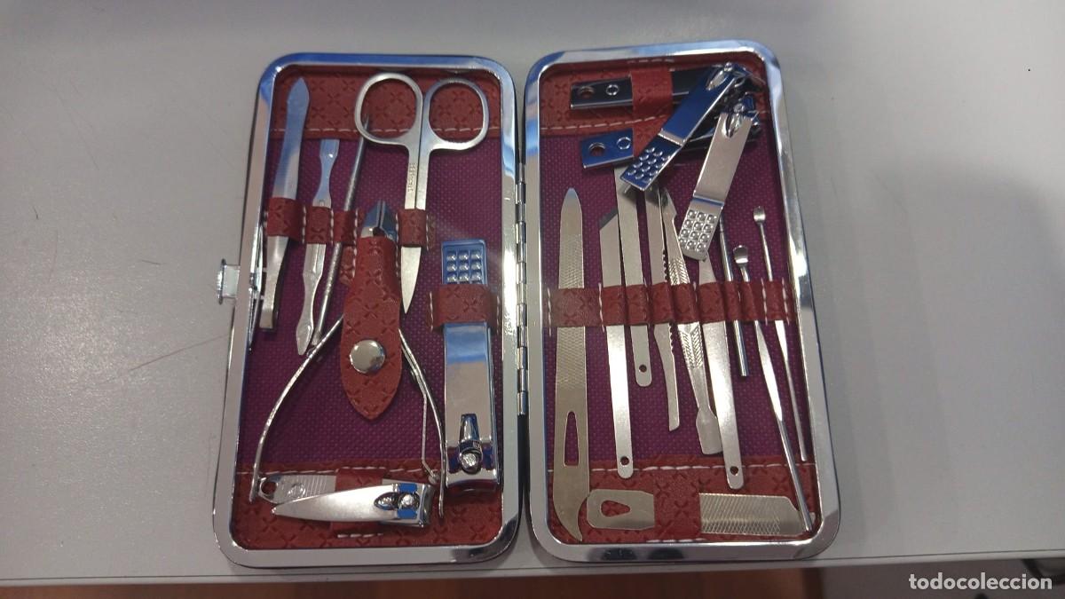Neuf: Kit Estuche Manicura ANGGREK 19 Piezas Acero Inoxidable Nuevo