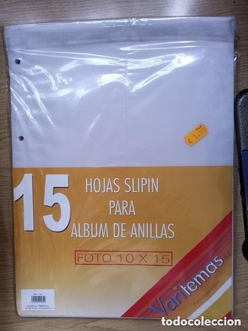Neu: 15 hojas slipin para album de anillas-foto 10 x 15-varitemas sl-anos 90-paquete precintado sin abrir