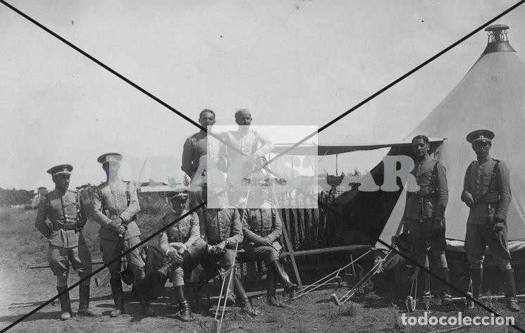 Novo: LA GUERRA DE ESPA&Ntilde;A EN AFRICA,OFICIALES DE CABALERIA EN MELILLA TD 85