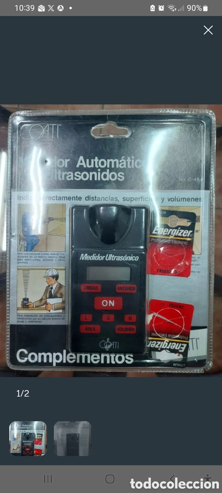 Nuevo: Medidor ultras&oacute;nico COATI C‑4 vintage - nuevo.
