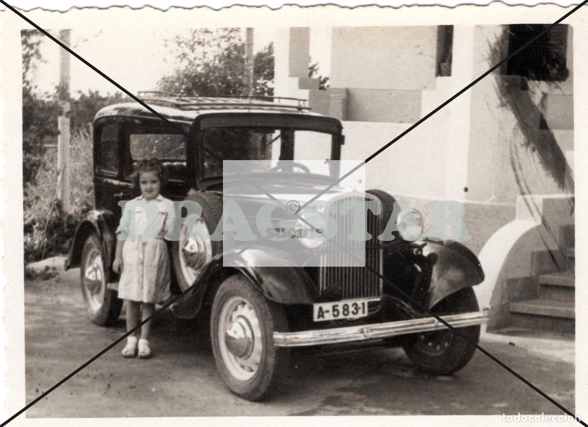 Nuevo: CASTELL&Oacute;N EN EL RECUERDO, JOVEN Y AUTOMOBIL FIAT BALILLA EN LOS A&Ntilde;OS 50 TD 85