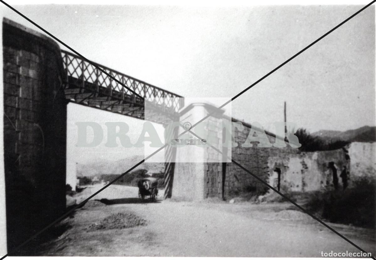 Nuevo: BENICASIN CASTELLON EN EL RECUERDO, PUENTE DEL FERROCARRIL DEL VORAMAR A&Ntilde;OS 40 TD 85