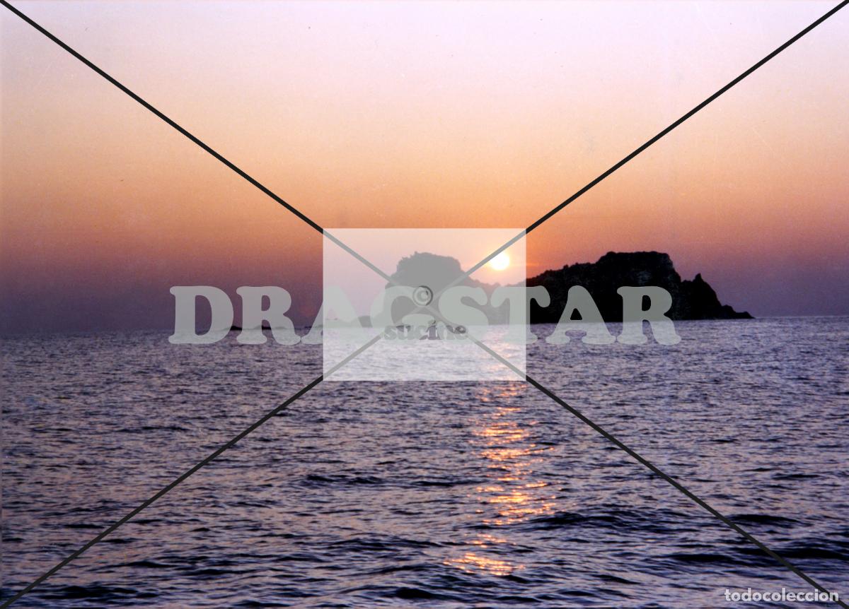 Nuevo: GRAO DE CASTELLON EN EL RECUERDO, ATARDECER EN LAS ISLAS COLUMBRETES A&Ntilde;OS 90 D 85