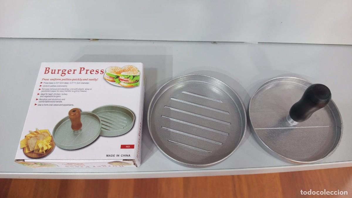 Nuevo: Molde Prensa Hamburguesas HOHXFYP Aluminio Antiadherente Nuevo