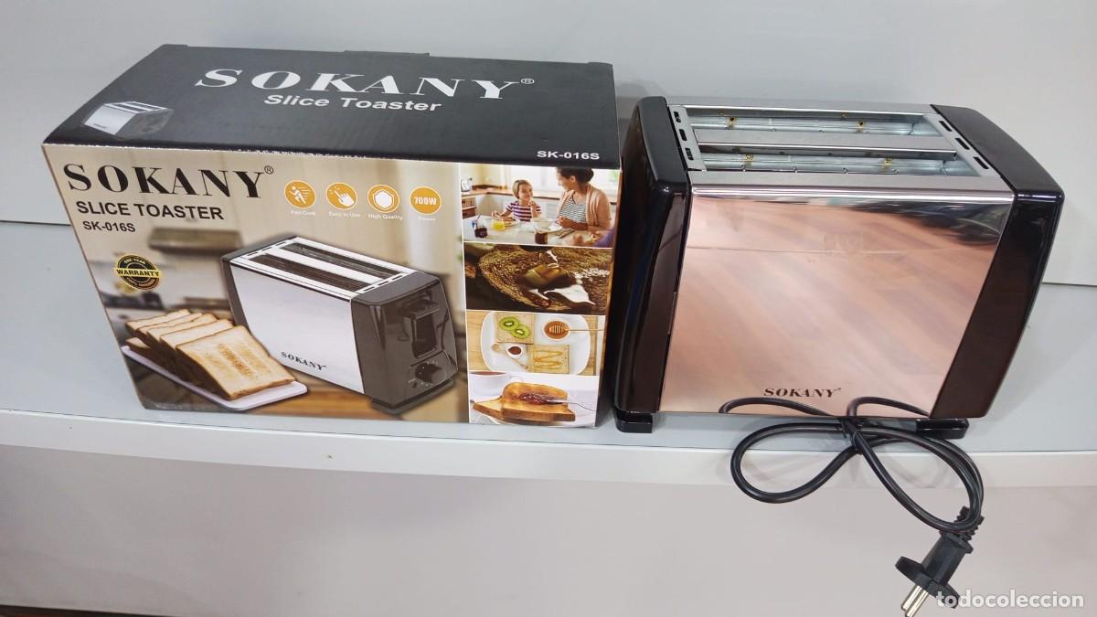 Nuevo: Tostadora Sokany SK-016S 700W 2 Rebanadas Nueva