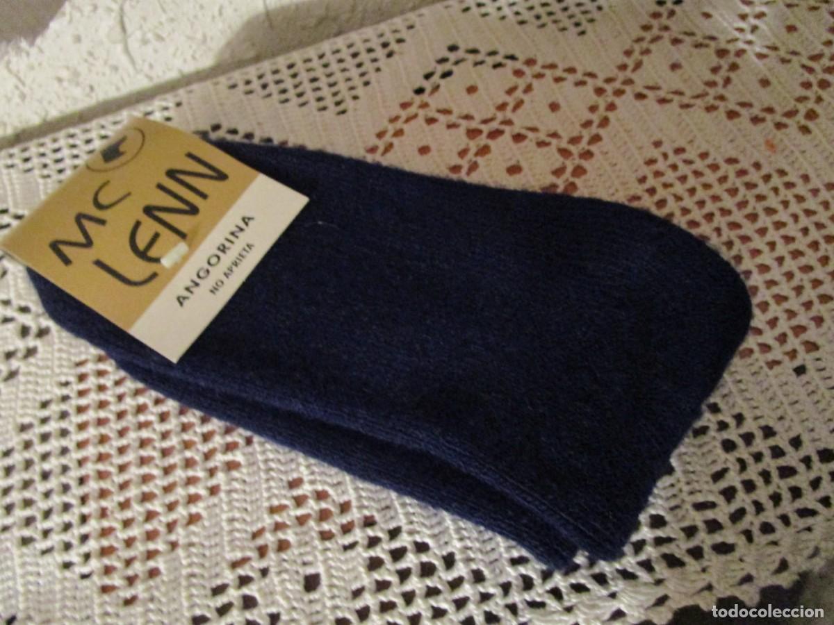 Nuevo: CALCETINES DE ANGORINA MCLENN COLOR AZUL MARINO. NUEVOS A ESTRENAR