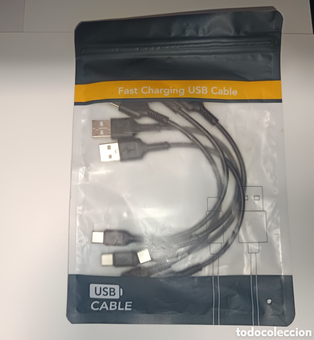 Nuevo: Lote de 5 Cables USB de Carga R&aacute;pida