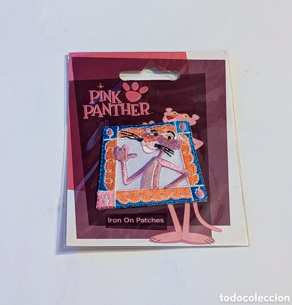 Nuevo: Parche Termoadhesivo sin abrir Pantera Rosa. Pink Panther