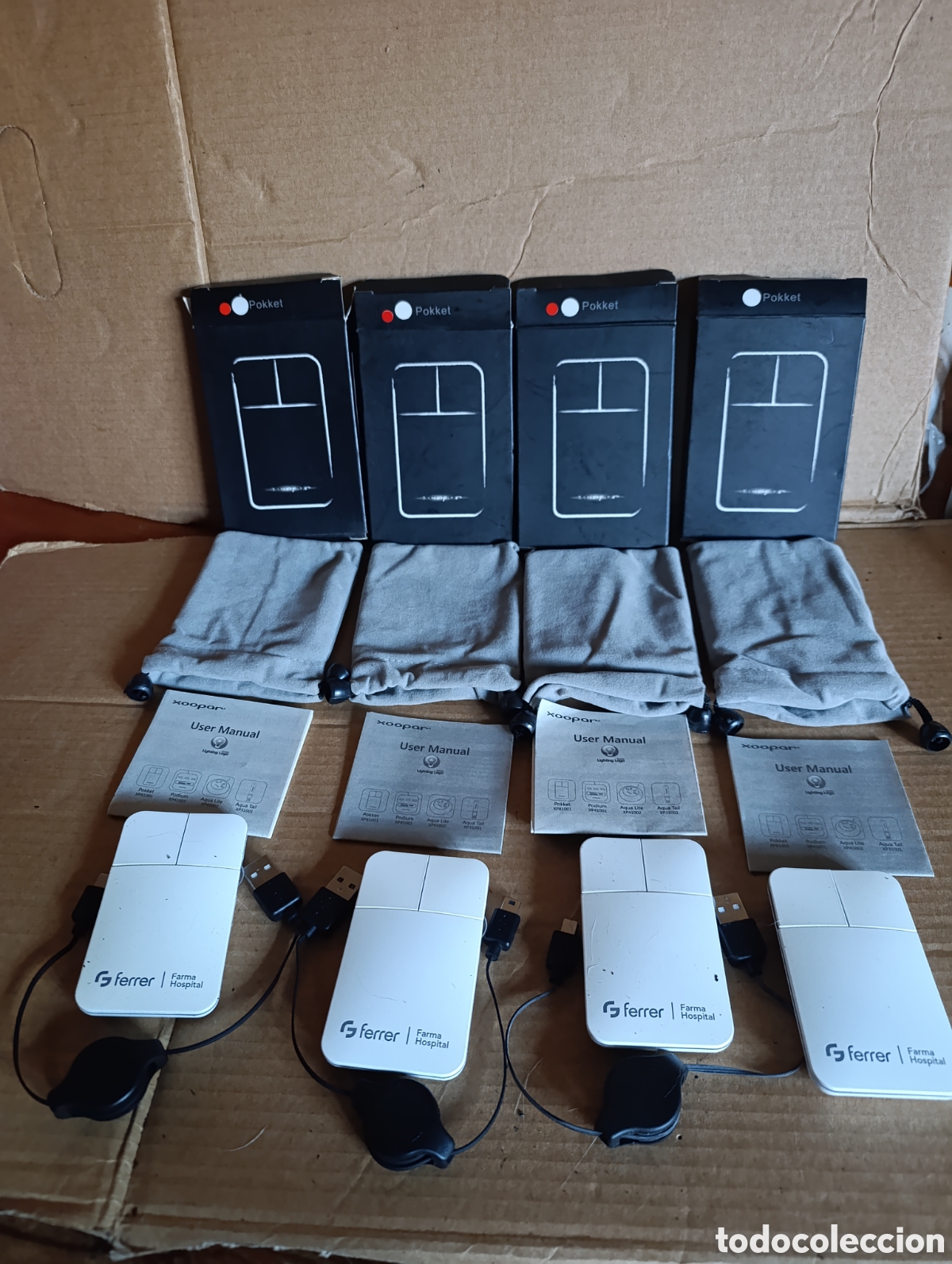 Nuevo: 4-RATONES DE BOLSILLO,MARCA XOOPAR 1000DPI. - Foto 1