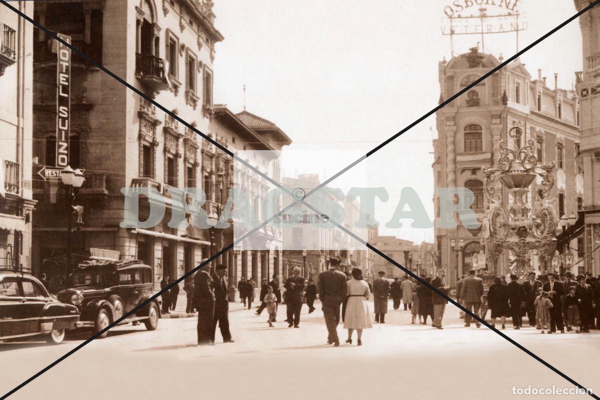 Nuevo: CASTELLON EN EL RECUERDO, ASPECTO PUERTA DEL SOL DURANTE UNAS FIESTAS DE LA MAGDALENAC86