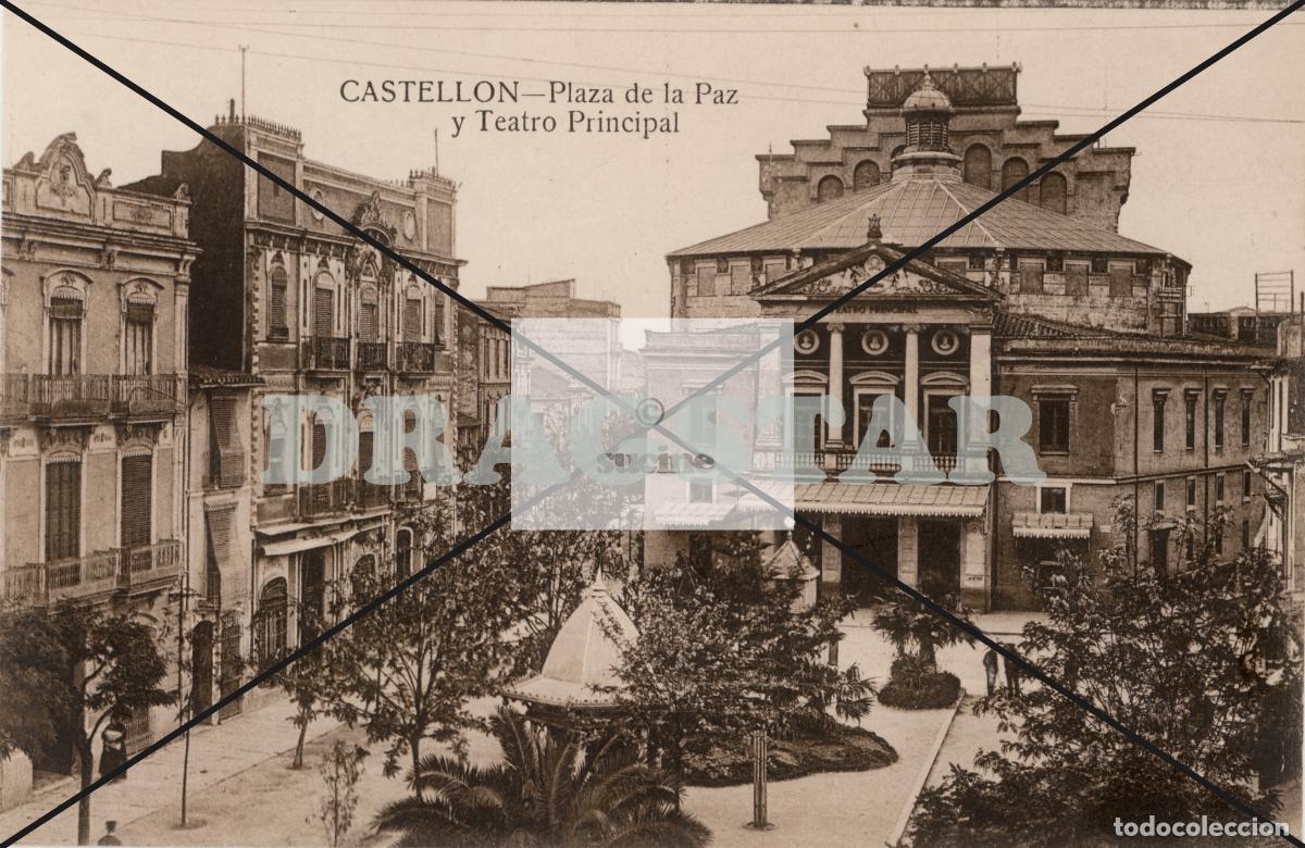 Nuevo: CASTELLON EN EL RECUERDO, PLAZA DE LA PAZ Y TEATRO PRINCIPAL C86