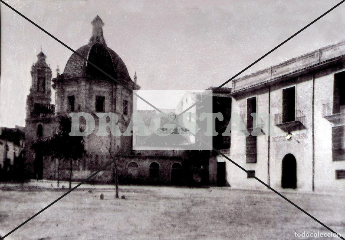 Nuevo: CASTELLON EN EL RECUERDO, ASPECTO DE LA PLAZA DE MARIA AGUSTINA EN LOS A&Ntilde;OS 40 C86