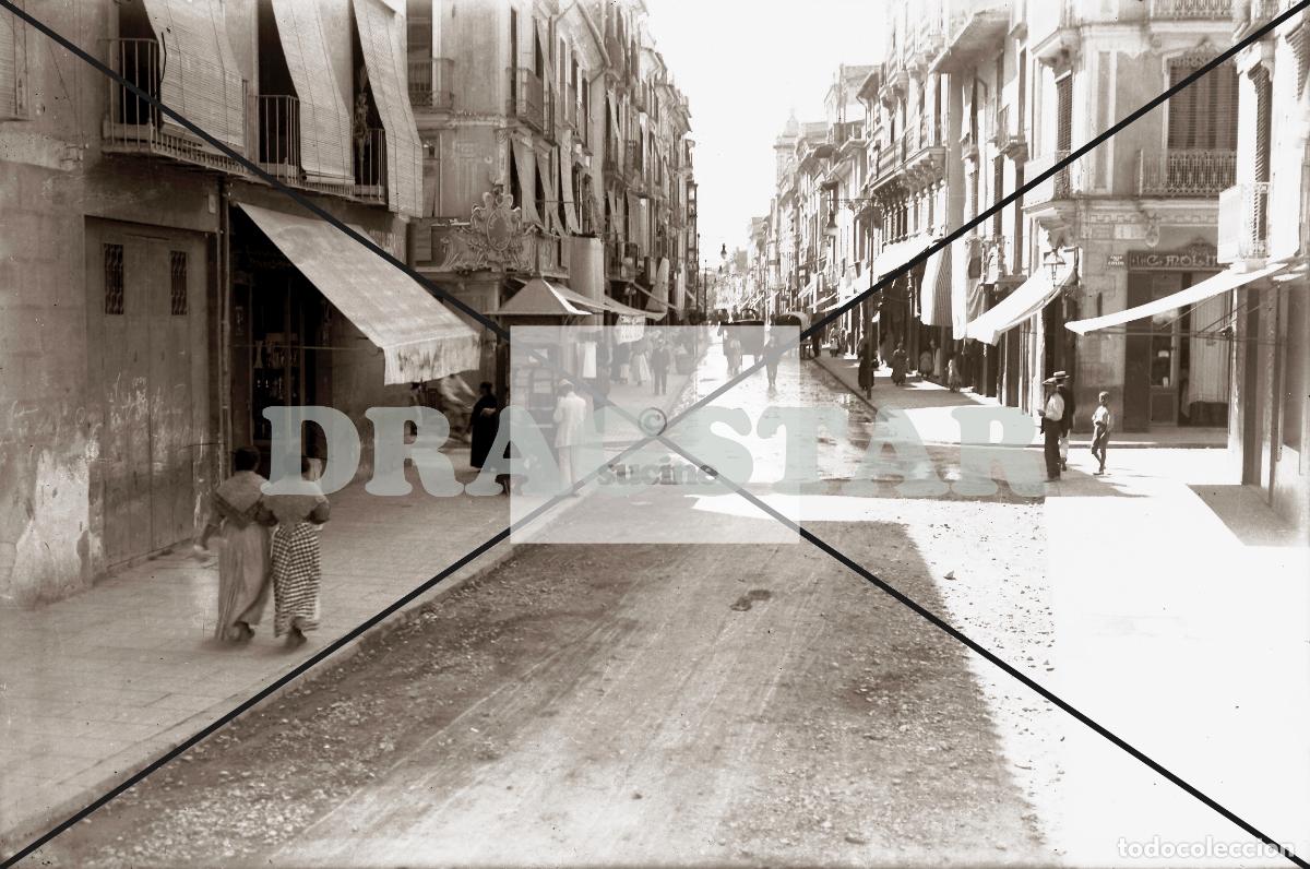 Nuevo: CASTELLON EN EL RECUERDO, ASPECTO DE LA CALLE ENMEDIO EN 1915 C 86
