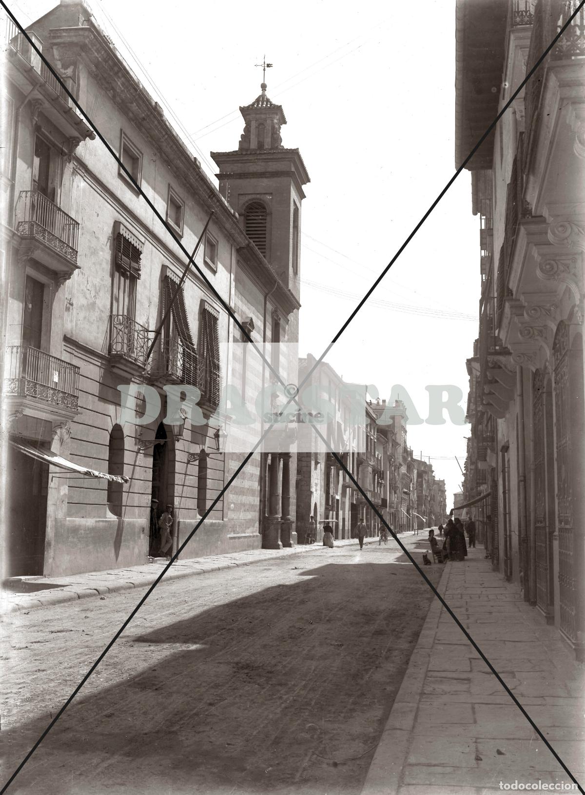 Nuevo: CASTELLON EN EL RECUERDO, ASPECTO CALLE MAYOR IGLESIA SAN AGUSTIN Y ANTIGUO GOBIERNO CIVIL C 86