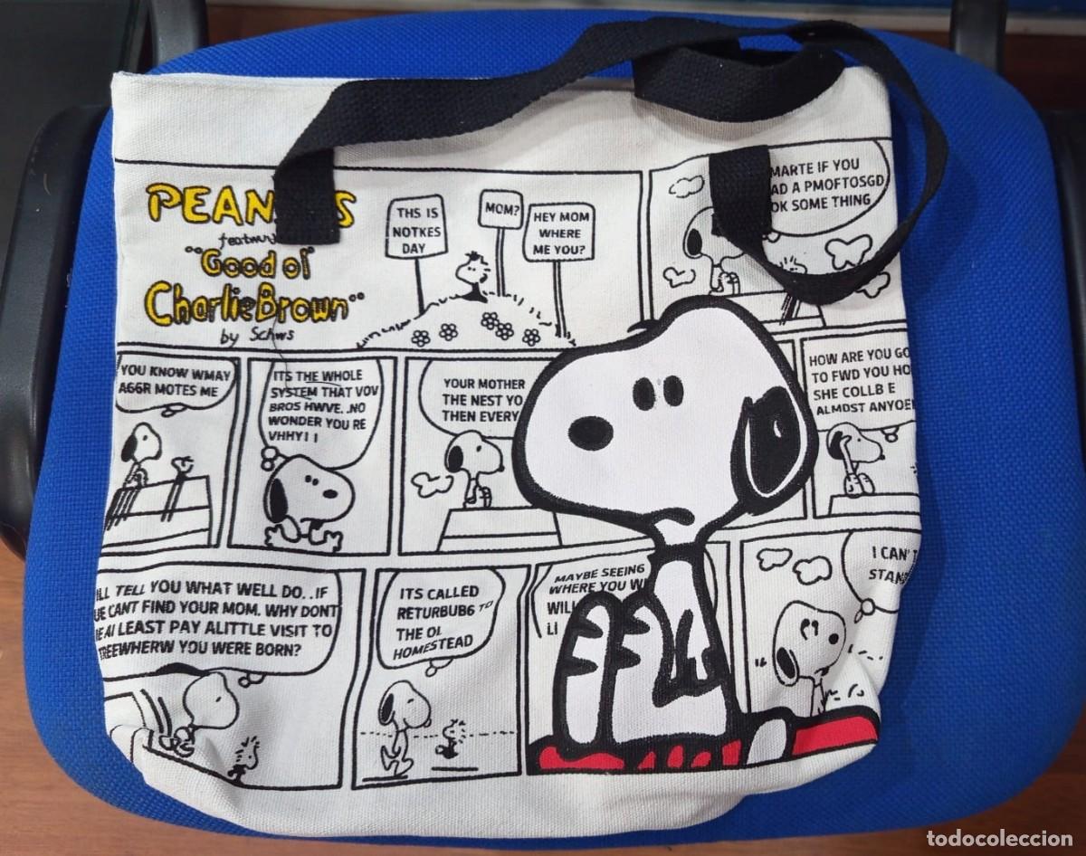 Nuevo: Bolso Snoopy Tote Bag de Tela Nuevo