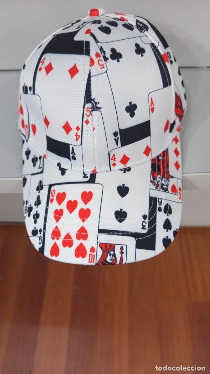 Nuevo: Gorra Poker Unisex Algod&oacute;n Ajustable 54-60 cm Nueva