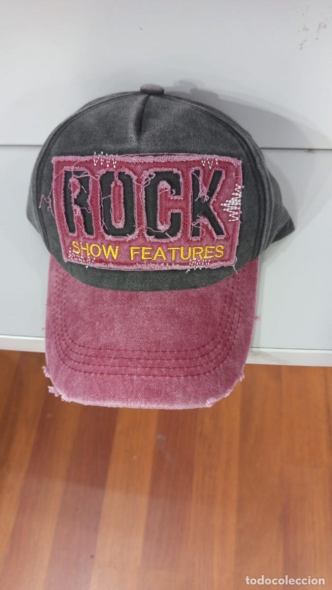 Nuevo: Gorra Rock Algod&oacute;n Estilo Vintage Talla &Uacute;nica Nueva