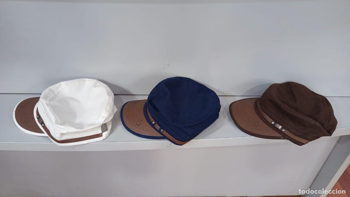 Nuevo: Gorra Sailor Militar Marinera Ajustable con Visera Efecto Cuero Nueva