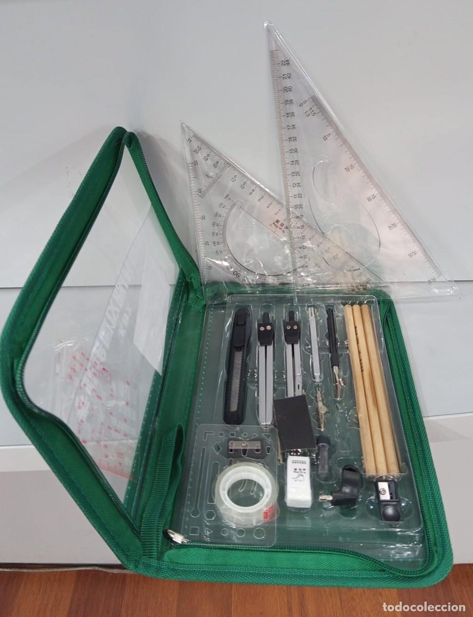 Nuevo: Kit de Dibujo T&eacute;cnico Profesional KBX-3130B de 28 Piezas &ndash; Geometr&iacute;a &ndash; Nuevo