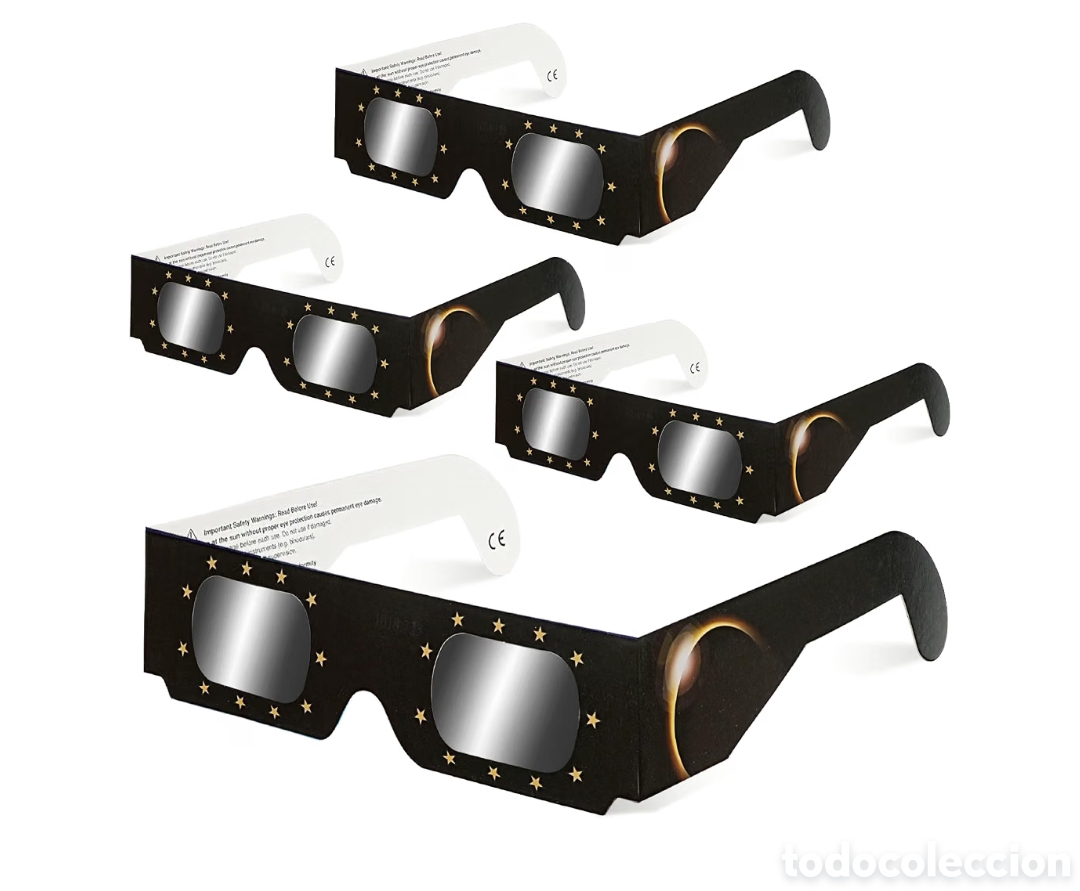 Nuevo: Pack de 4 Gafas para Eclipse Solar QIWEI - Foto 4