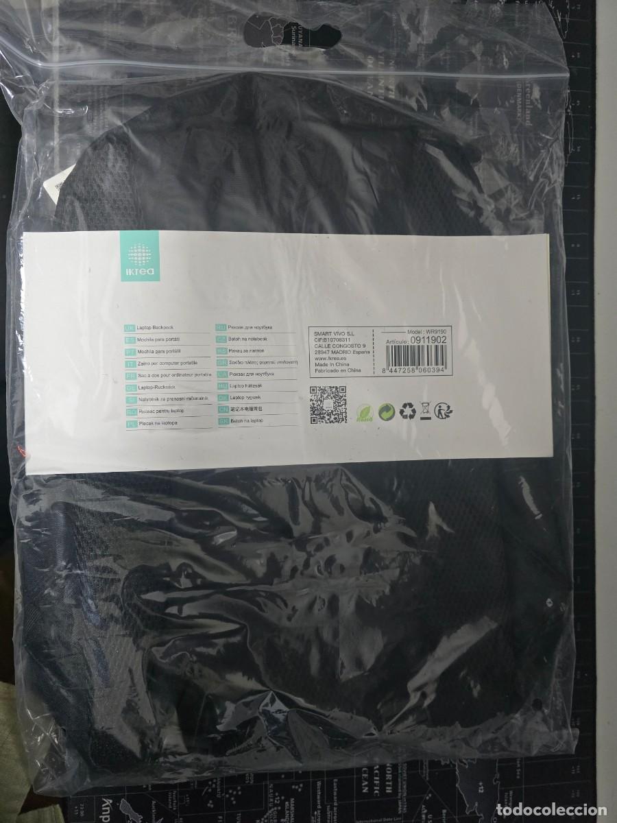 Nuevo: Mochila para Port&aacute;til IKREA WR9190 hasta 15,6&rdquo; Nylon 300D Negra &ndash; Nueva