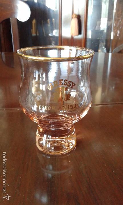 Otras botellas y bebidas antiguas de colecci&oacute;n: VASO COPA GRESSY. CRISTAL ROSADO