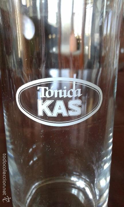 Otras botellas y bebidas antiguas de colecci&oacute;n: Vaso alto t&oacute;nica Kas