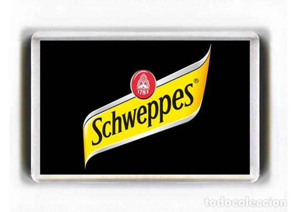 Collectionnisme d'Autres Bouteilles et Boissons : IMAN ACRILICO NEVERA - PUBLICIDAD SCHWEPPES