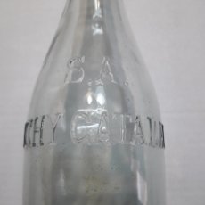 Otras Botellas y Bebidas Antiguas de colección: BOTELLA ANTIGUA VICHY CATALÁN LETRAS EN RELIEVE