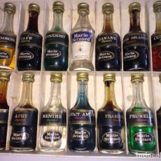 Otras Botellas y Bebidas Antiguas de colección: COLECCION DE MINIATURAS DE MARIE BRIZARD